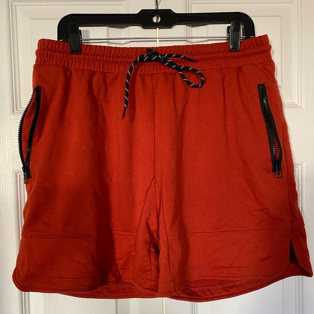 Coofandy Men’s XL Orange Shorts
